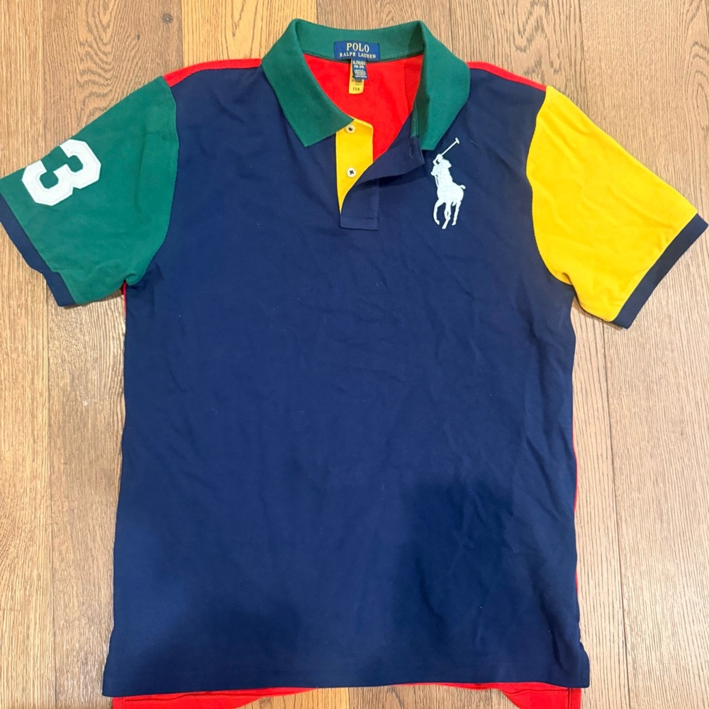 Polo by Ralph Lauren Red and Green Shirt